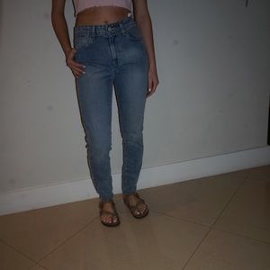 Levis 721 high rise skinny jeans